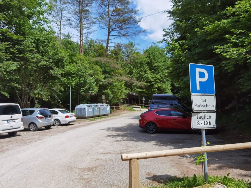 Osterseen Parkplatz am Fohnsee